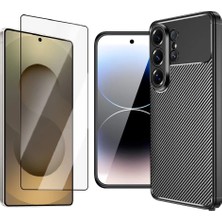 Vendas Samsung Galaxy S26 Ultra Kılıf Zore Negro Silikon Kapak + Cam Ekran Koruyucu