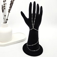 Merve Takı Özel Seri Gümüş Kaplama Ezme Plaka Şahmeran