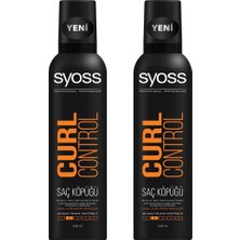 Syoss Curl Control Bukle Belirginleştirici Köpük 250 Ml X 2 Canlı Bukleler İçin Elektriklenmeye Karşı Koruma