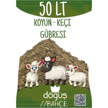 Yanmış Elenmiş Koyun Keçi Gübresi Küçükbaş Hayvan Doğal Gübre Koyun Gübresi 50 Lt