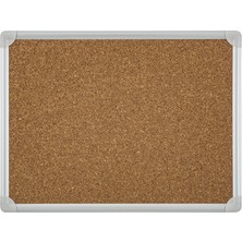 İnter 30 x 45 Mantar Pano 1 Adet Lüx Metal Çerçeveli Kahverengi Kırtasiye Ürünü