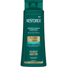 Restorex Keratin Argan Onarıcı Saç Bakım Şampuanı 500 Ml