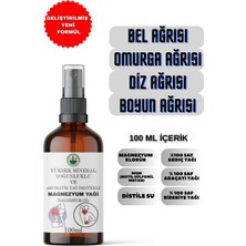 ixirciyusuf Yüksek Mineral ve Aromatik Yağ Destekli Magnezyum Yağı Ağrı Sprey 100 ml Unisex Etkili Ağrı Giderici