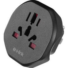  s-link sl-wl05 universal - amerikan çevirici priz adaptör