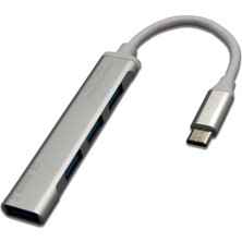 Dexim Usb-Typ-C To 4 Port Usb-A Hub Dhu0003-Elite