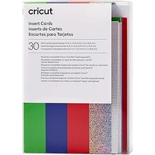 Uravas Store Cricut Insert Cards | Gökkuşağı Tartısı | 12,1 cm x 16,8 cm (Cricut - Boyut R40) | 30'lu Paket