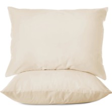 First Choice %100 Pamuk Saten 200 Tc (80 Tel) 2’li Yastık Kılıfı Seti - 50X70 cm