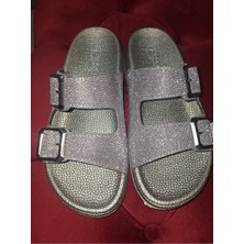 maxxi Kadın Günlük Terlik - Aksesuar Detaylı Ortopedik Terlik