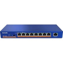 Tenda 9 Port 8 Port Poe+ 10-100 Switch Hub Tef1109P
