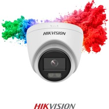 Hikvision DS-2CE76D0T-EXLPF 2.8mm Dome Gece Renkli Kamera 2mp Hibrit Light