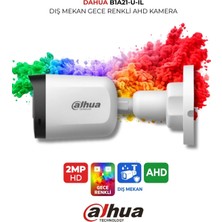 Dahua HAC-B1A21P-U-IL 2mp Smart Dual Light IP67 Bullet Kamera Gece Renkli