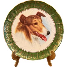 Fransız Limoges Porselen Duvar Tabağı - 19 cm Çapında