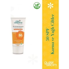 Cire Aseptine Yüz Güneş Koruyucu Karma ve Yağlı Ciltler 50+SPF 50 ml