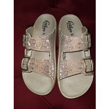 maxxi Kadın Günlük Terlik - Aksesuar Detaylı Ortopedik Terlik