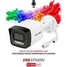 Hikvision DS-2CD1023G2-LIUF 2mp 30M Gece Görüşlü Poe Bullet Ip Kamera