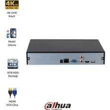 Dahua NVR2104-4KS3 4 Kanal 4K Güvenlik Kamera Kayıt Ünitesi