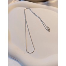 Xuping Jewelry Euro Aksesuar Gümüş Kaplama Ince Snake (Yılan) Zincir Kolye - Zarafetin Simgesi