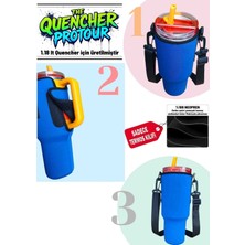 Mela 1.18 Lt The Quencher Protour Flipstraw  Neopren Termos Kılıfı ve Omuz Askısı