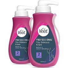 Uravas Store Veet Professional Tüy Dökücü Krem Tüm Ciltler Için 800 ml (400 ml x 2)