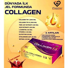 Vita Collagen Shot 30 Günlük - Jel Form Tip 1 & 3 Kolajen 5000 Mg - Hyaluronik Asit & Retinol & Biotin