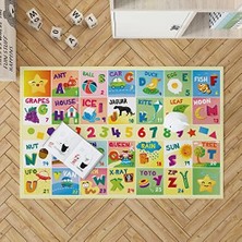 Ingilizce Kelime Öğretici Oyun Matı - Bebek Oyun Halısı