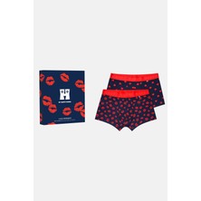 Happy Socks - Sevgi Temalı 2\'li Boxer Hediye Seti