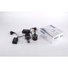 PINUKS Pro Lumınar H4 Canbus LED Xenon 12V-24V Kısa Lüx 60W 12000LM 7000K Takım