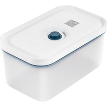 Fresh & Save Vakumlu Saklama Kabı, M, Plastik, Yari Şeffaf-Akdeniz Mavisi