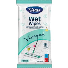 Klerax Tek Kullanımlık Sirkeli Islak Yer Bezi