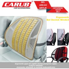 PINUKS Bel Arkası Sırtlık File Tahta Ortepedik Bej Adet  PİNUKS-BR4819108