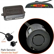 PINUKS Park Sensörü LED Ekranlı 22MM Siyah Adet  PİNUKS-GR-PS-BZ01