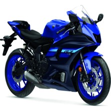 Kaplama Merkezi Yamaha Yzf-R7 Yan Sağ Sol Grenaj Sticker Seti Orijinal Tasarım Etiket Modeli Mavi Renk