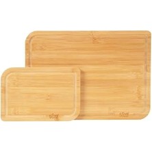 Uravas Store Bambu Kesme Tahtası Seti -2li