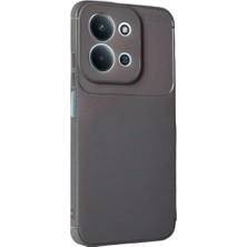 Olinea Redmi 15C 5g Auto Focus Karbon Kapak - Gri