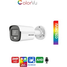 Hikvision Gece Renkli Sesli Kamera DS-2CE10DF0T-LPFS Colorvu 2mp