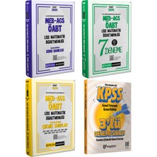 Pegem Akademi Yayıncılık 2026 Meb Ags Öabt Lise Matematik Öğretmenliği Çözümlü Soru Bankası-Çözümlü 7 Deneme-Çıkmış Sorular