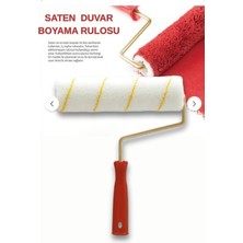 Kl Home Saten Cephe Duvar Rulo 25CM - Yüksek Kalite Iz Bırakmayan Rulo, Yıkanabilir