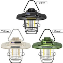 Kamp Lambası Feneri LED Kamp Feneri Suya Dayanıklı 5.000 Mah Açık Yürüyüş Için Kamp Işık Lambası Elektrik Kesintisi Acil Ev Arka Bahçe Verandası Balkon Teras