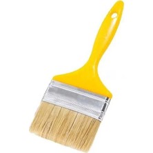 Kl Home 10,5 cm Plastik Saplı Kestirme Boya Fırçası No:4 Kolay Kullanım ve Kontrol Sağlar