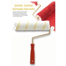 Kl Home 20CM Saten Iç Cepre Duvar Boya Rulosu  Yüksek Kalite Iz Bırakmayan Rulo, Yıkanabilir