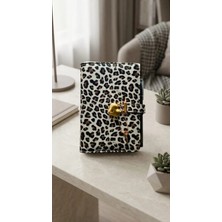 Neslimsi Atölye Bütçe Planlayıcı Ajanda | Gelir Gider Defteri | Tasarruf Defteri | Sticker Hediyeli -leopar desenli (Sticker Hediyeli)