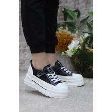 Fort Guja 24Y314-8 News Fashion Gizli Dolgu Topuk Sneaker Kadın Ayakkabı