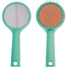 Bergama Saç Fırçası Aynalı Yeşil