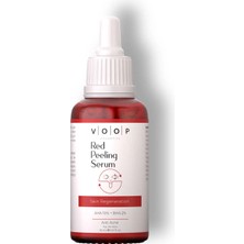 Voop Yüz & Cilt Kırmızı Peeling Bakım Serumu | Leke Karşıtı Özellikli - 30 ml | %10 Aha, %2 Bha