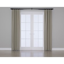 Gauze Fabric Design Blackout Karartma Özellikli Perde Açık Gri