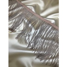 Ezel-In Tekstil Aksesuarları,dekoratif Simli Saçak Şerit, 50 Metre, KOD-P325