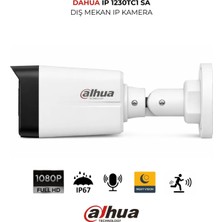 Dahua IPC-HDW1230TC1-SA 2.8mm Dahili Mikrofonlu Bullet Güvenlik Kamerası