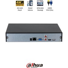 Dahua NVR2108HS-4KS3 8 Kanal H.265+ Güvenlik Nvr Recorder