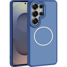 ZM Store Galaxy S26 Ultra Uyumlu Kılıf M-Safe Özellikli Parlak Kamera Çerçeveli Lüx Sanremo Kapak