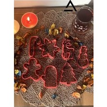 Yılbaşı Temalı Kurabiye Kalıbı Seti (7 Adet)